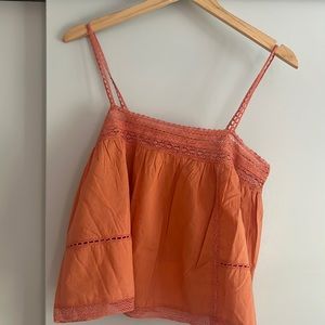 The GREAT heirloom cami in coral/peach size 1 (small) NWT